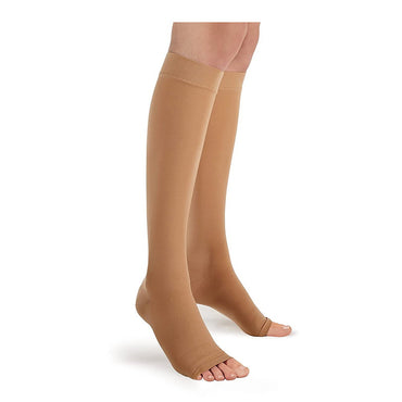 Futuro Therapeutic Support, Firm Compression Knee High, Open Toe, Beige, Xtra Large - 1 Ea