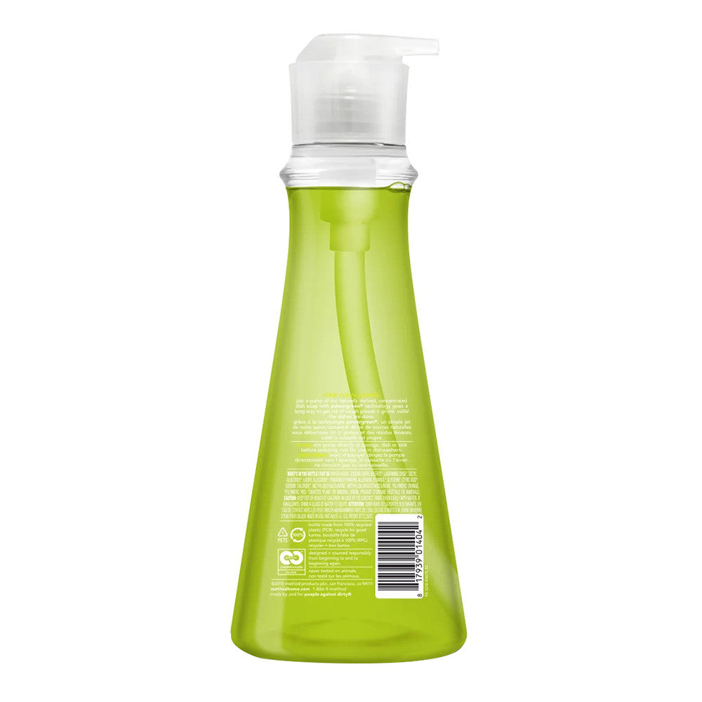 Method Dish Soap with Lime and Sea Salt, 18 Oz, 6 Ea