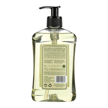 A La Maison Liquid Soap For Hand And Body Rosemary Mint 16.9 Oz (500ml)