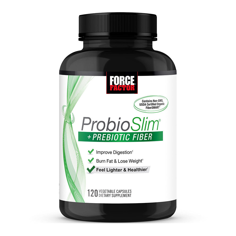 Force Factor ProbioSlim Prebiotic Fiber Vegetable Capsules, 120 Ea