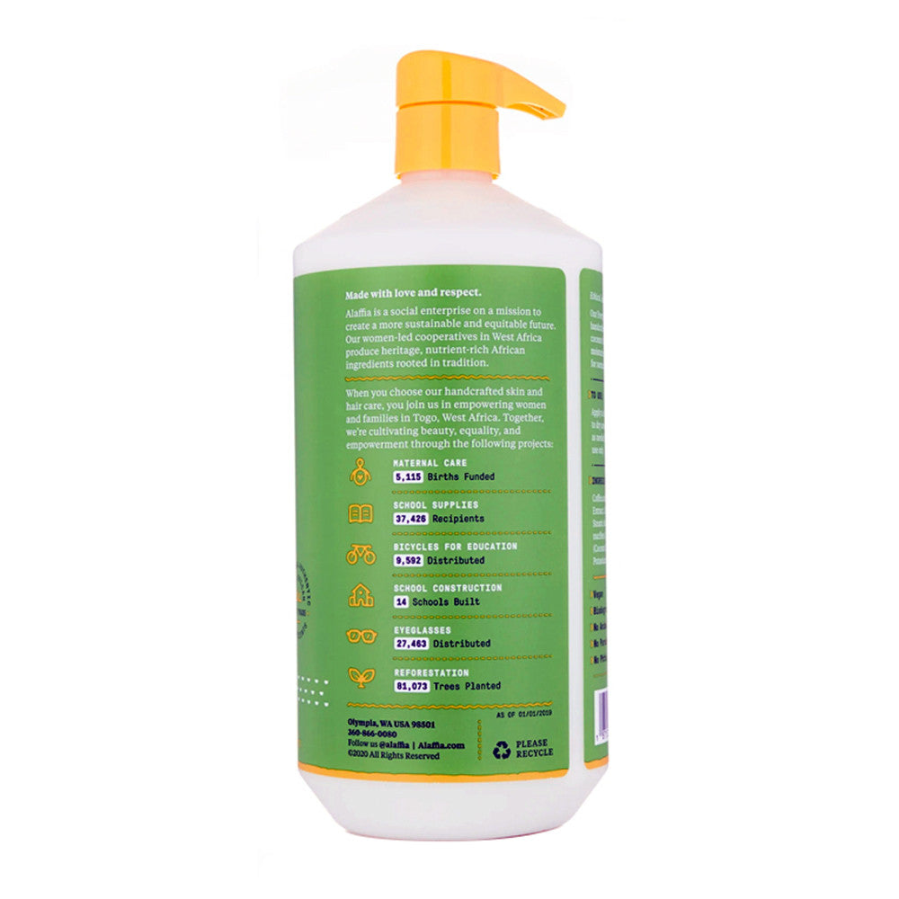 Alaffia Every Day Coconut Hydrating Body Lotion, Purely Coconut, 32 Oz