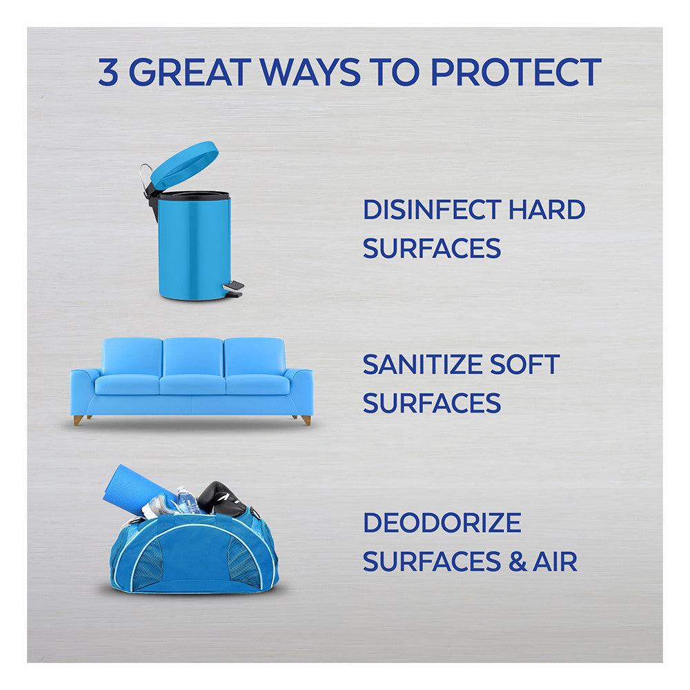 LysolDisinfectant Spray To Go Crisp Linen, Aerosol Spray, 1 Oz
