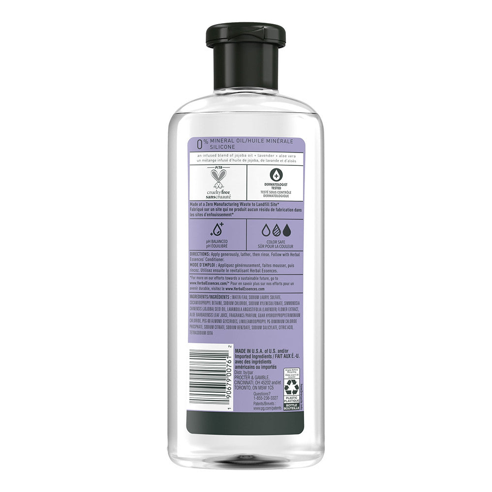 Herbal Essences Jojoba Oil and Lavender Curls Shampoo for Curly Hair, 13.5 Oz
