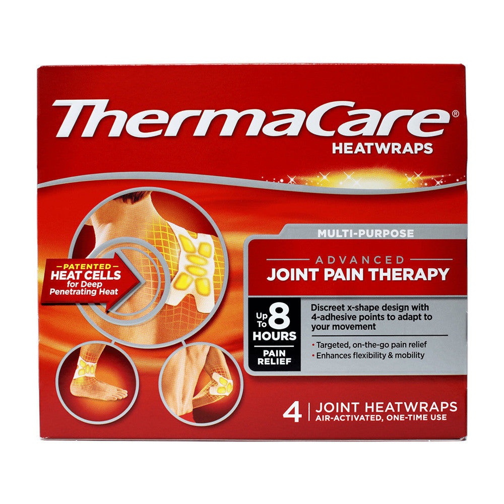 Therma Care Portable Heating Pad, Joint and Muscle Pain Relief Patches, 4 Ea