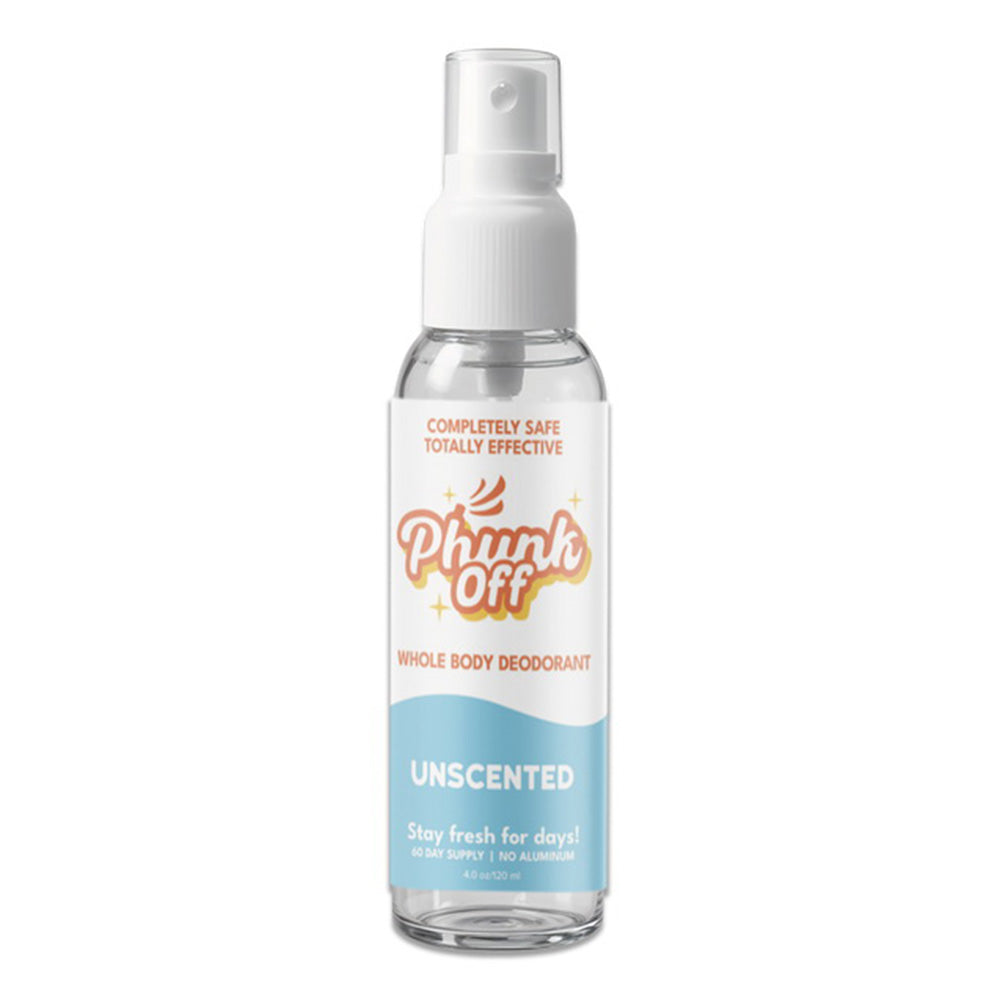Phunk Off Whole Body Deodorant Spray Unscented 4Oz (120ml)