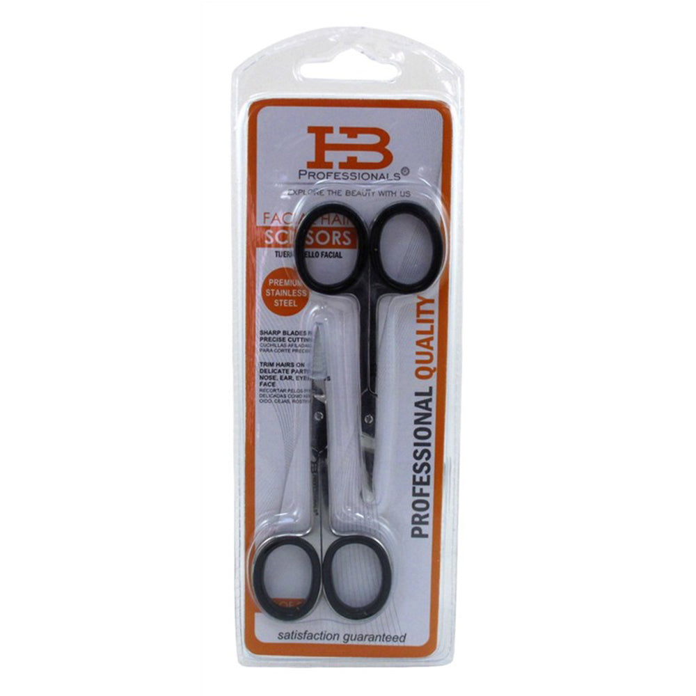 HB Pro Facial Hair Scissors for Precision Trimming and Grooming 2Ea