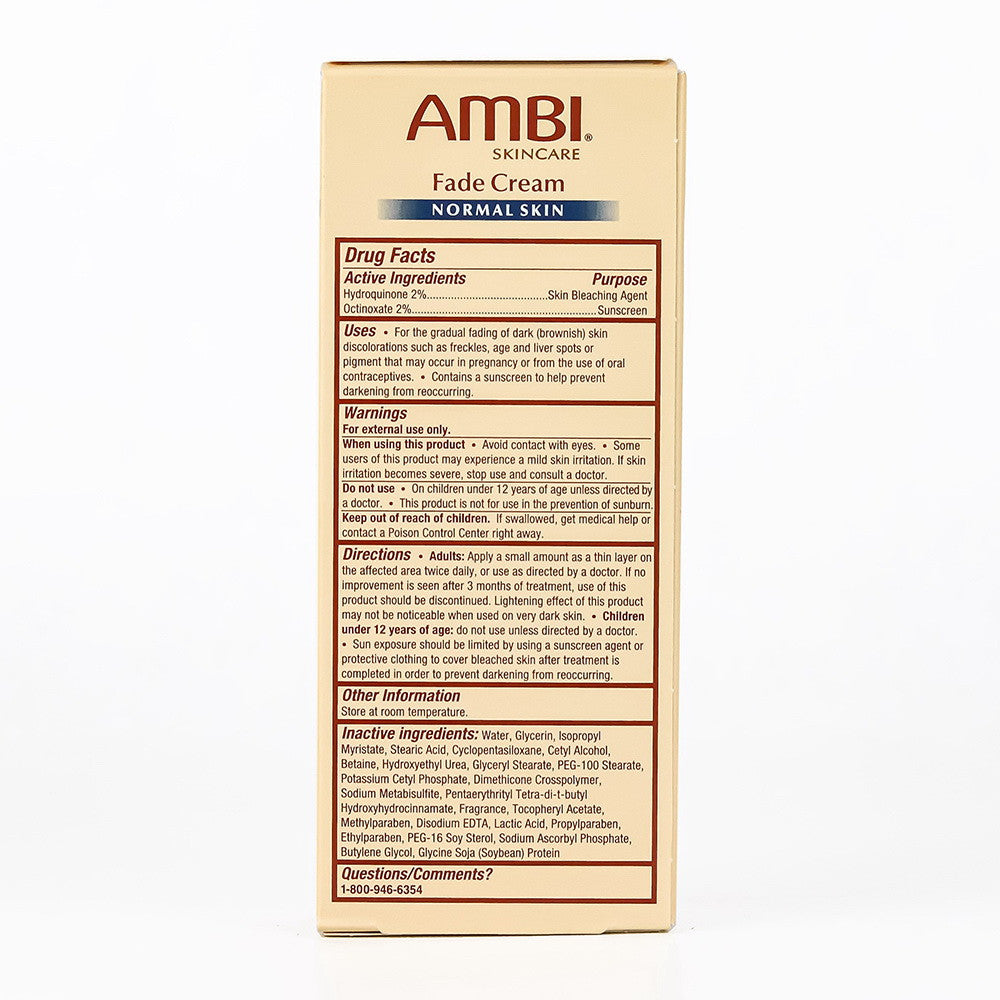 Ambi Skincare Fade Cream, Normal Skin, 2 Oz