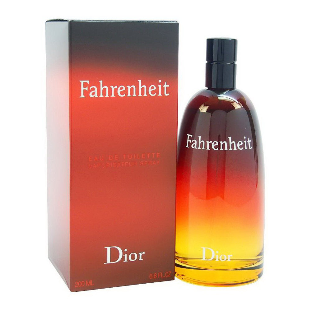Fahrenheit by Christian Dior Eau de Toilette Spray for Men Long Lasting Fragrance 6.8Oz (200ml)