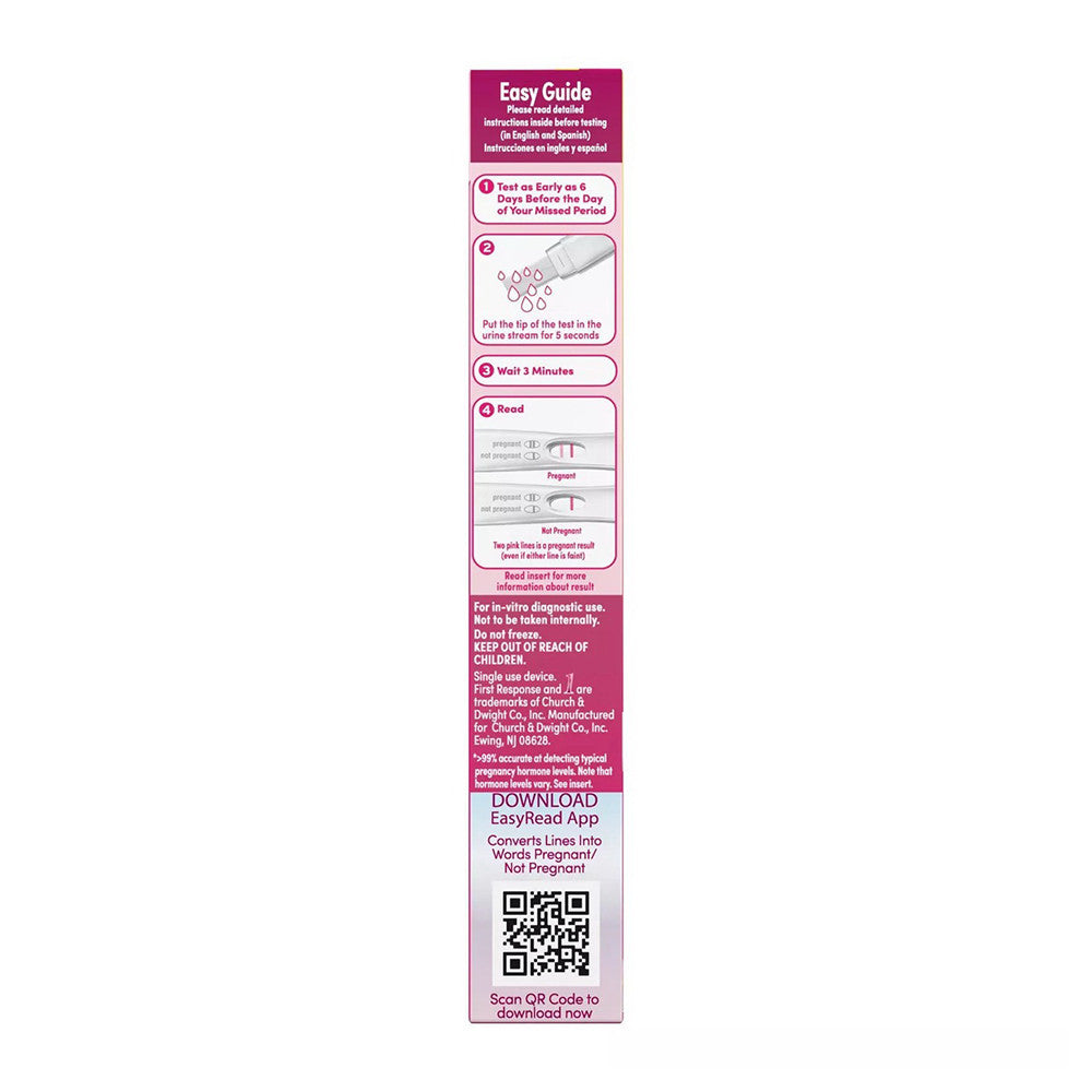 First Response Early Result Pregnancy Test - 2 Ea