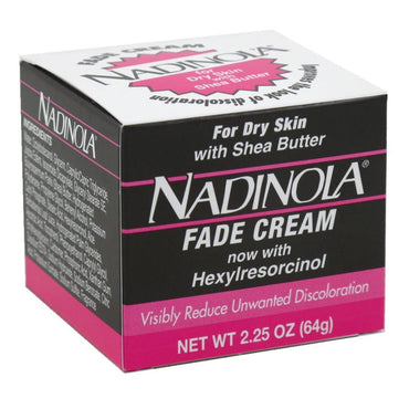 Nadinola Fade Cream For Dry Skin with Shea Butter, 2.25 Oz