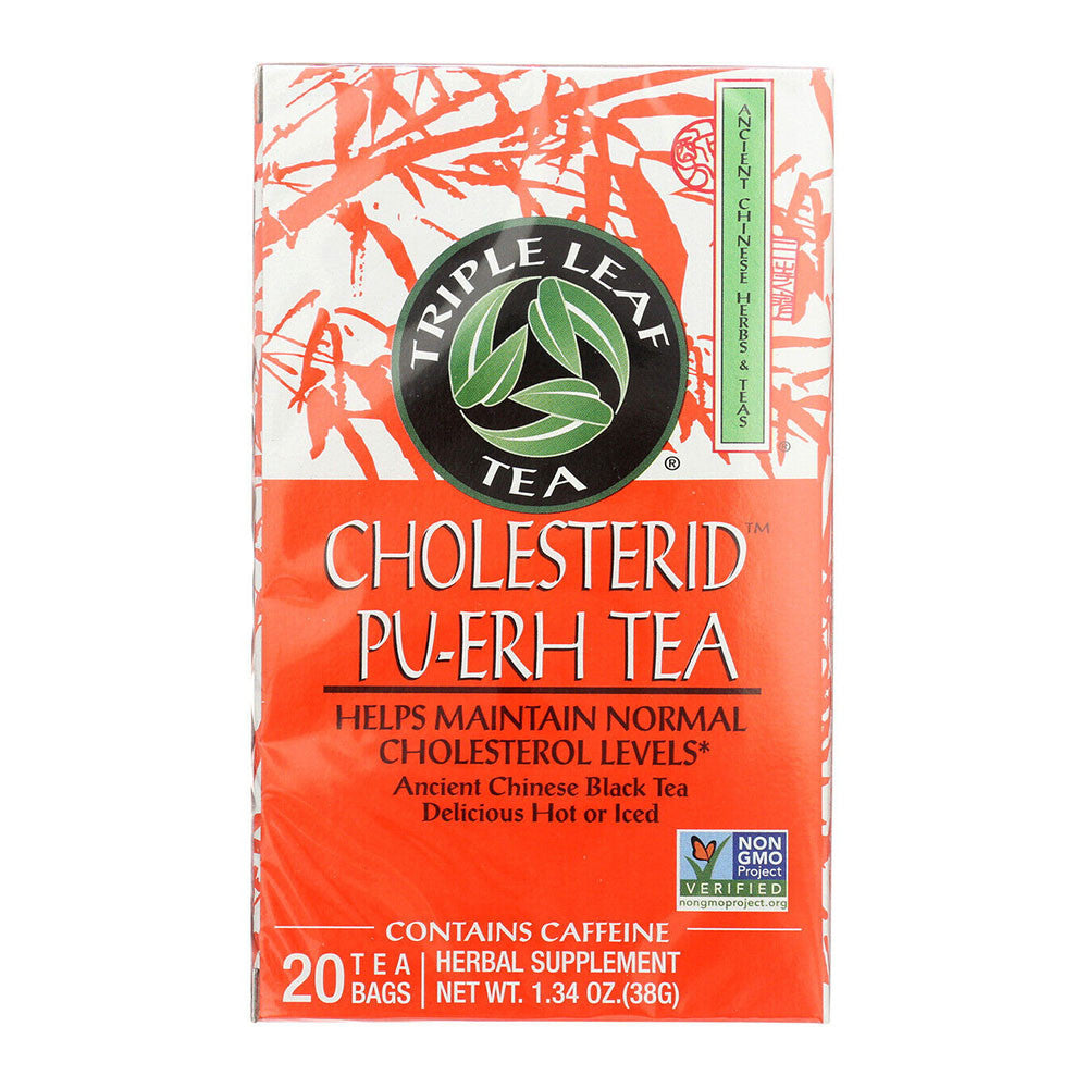 Triple Leaf Tea Cholesterid Pu Erh Tea, 20 Ea