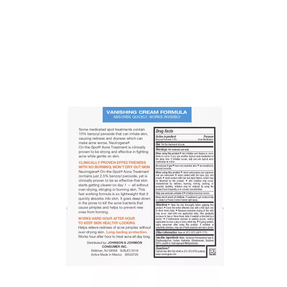 Neutrogena On-The-Spot Acne Treatment, Vanishing Formula, 0.75 Oz
