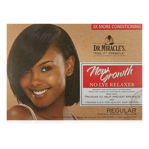 Dr Miracles New Growth Intensive No Lye Relaxer Kit Regular, 1 Ea