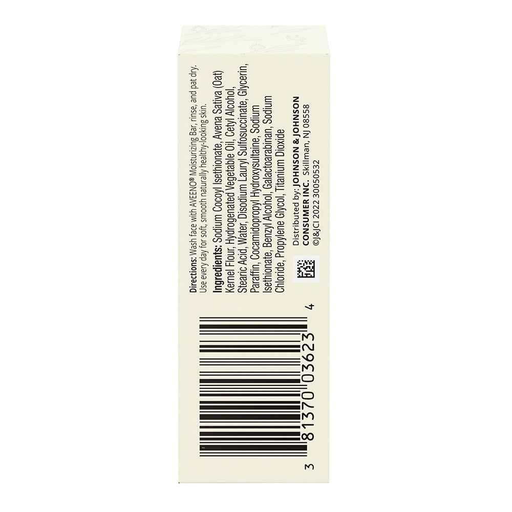 Aveeno Moisturizing Bar For Dry Skin, 3.5 Oz