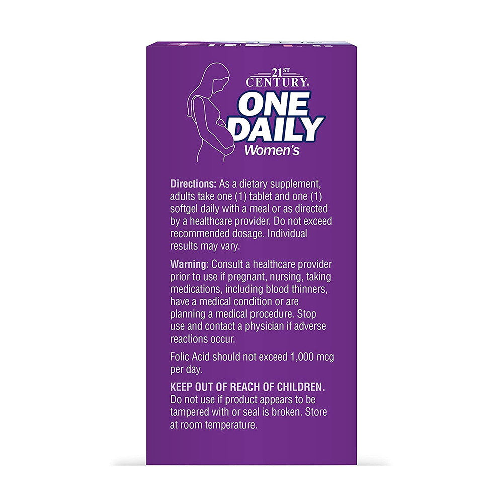 21st Century 2-Step Prenatal Multivitamin Plus DHA Tablets, 120 Ea