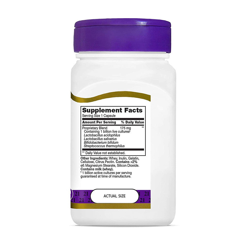 21St Century Acidophilus High-Potency Capsules - 100 Ea