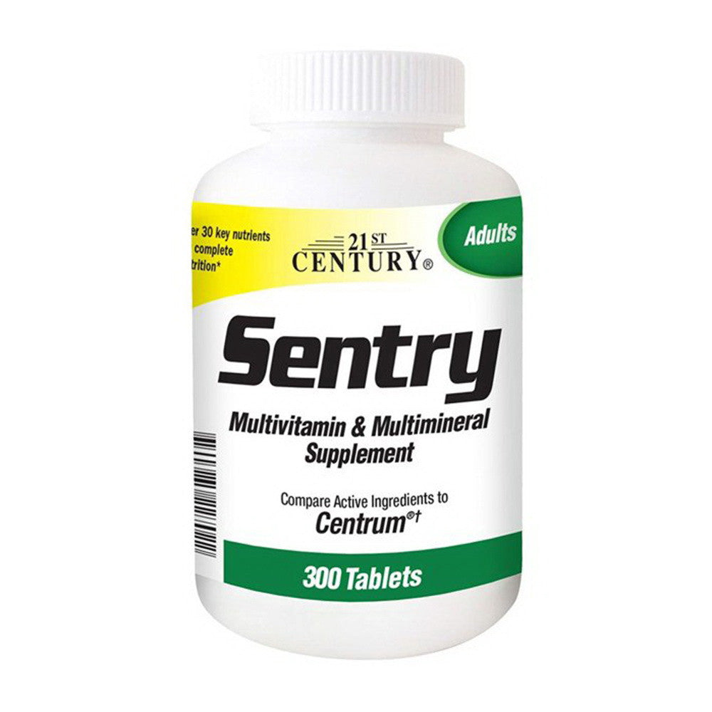 21st Century Sentry, Multivitamin and Multimineral Supplement, 300 Ea