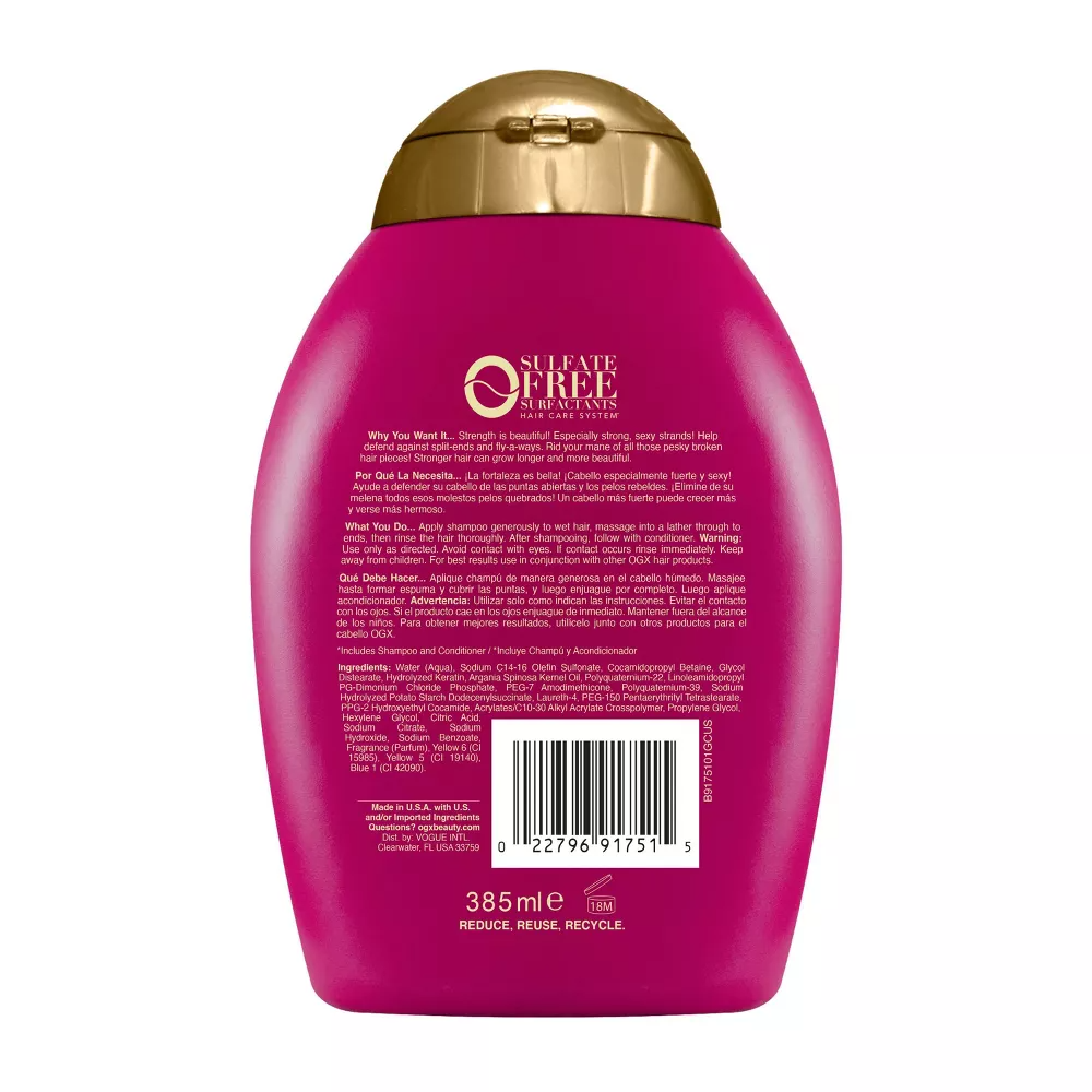 Ogx Anti Breakage Keratin Oil Hair Shampoo, 13 Oz