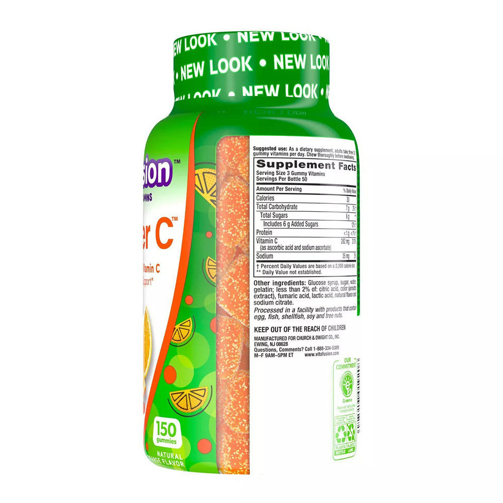 Vitafusion Power C, Immune Support Adult Vitamin Gummies, 150 Ea