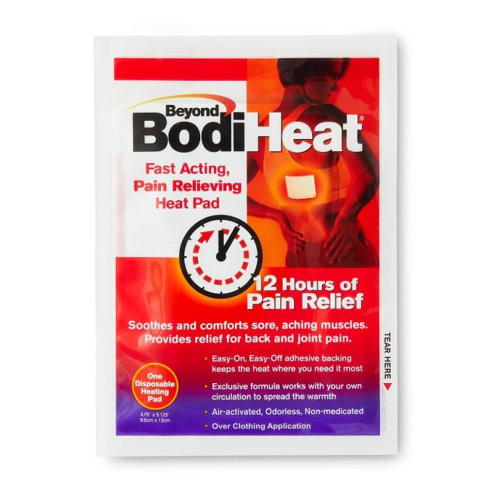 Beyond BodiHeat Fast Acting 12 Hours Pain Relief Heat Pads Pack, 8 Ea