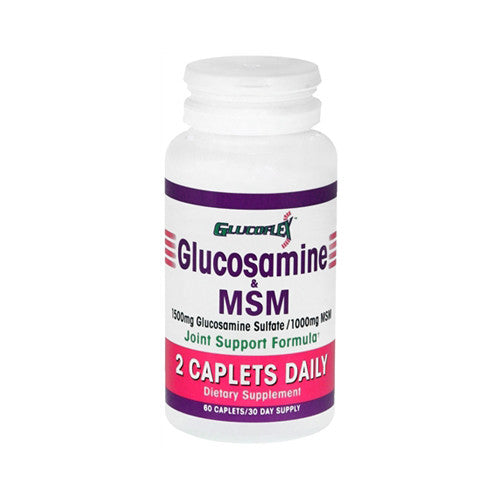 Glucoflex Glucosamine And Msm Joint Support Formula, 2 Caplets Daily, 60 Ea
