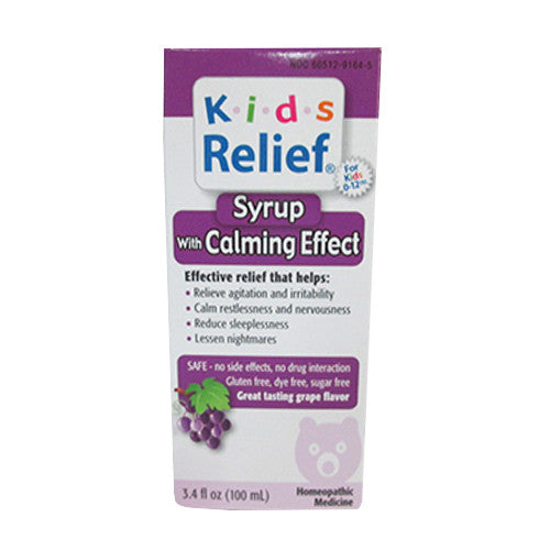 Homelab Kids Ages 0-9 Calm Syrup, Grape Flavor - 100 Ml