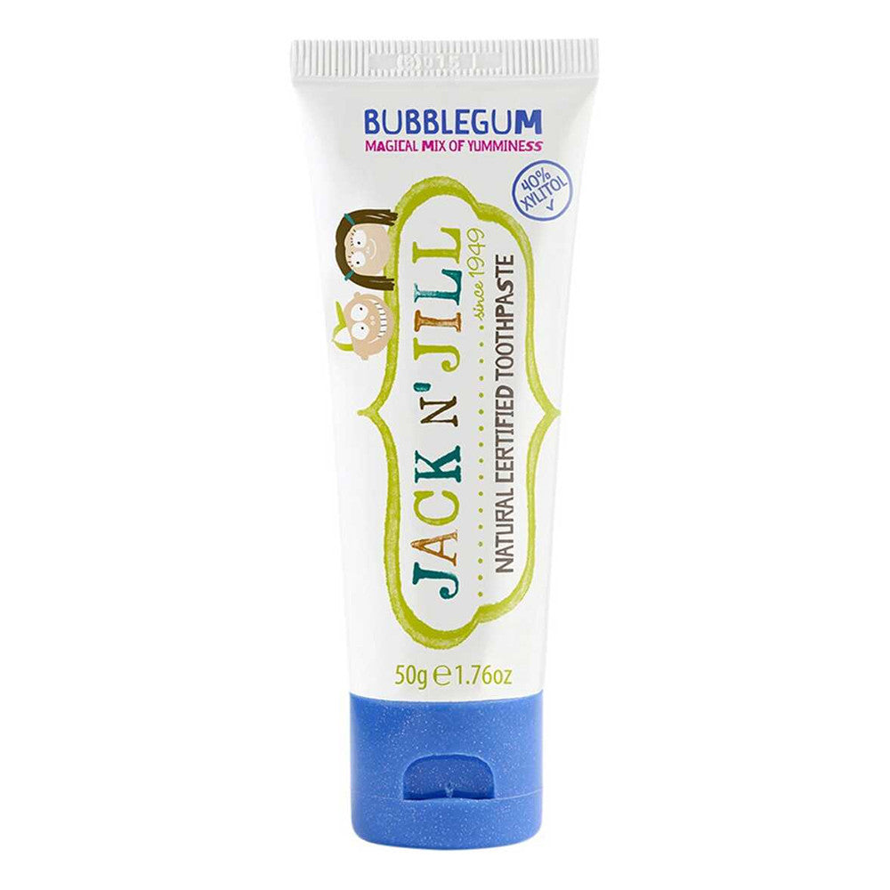 Jack N Jill Natural Kids Toothpaste, Bubblegum, 6 Ea