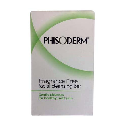 Phisoderm Facial Skin Cleansing Bar, Unscented - 3.3 Oz/Bar, 2 Ea