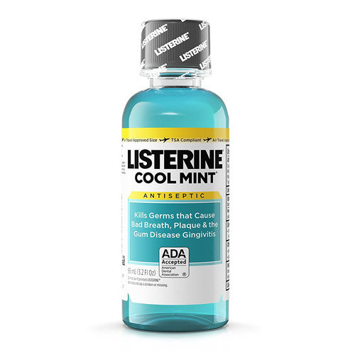 Listerine Antiseptic Mouthwash, Cool Mint - 95 Ml