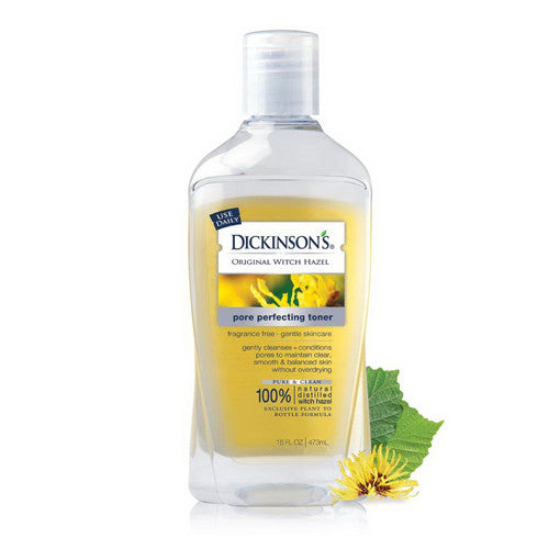 Dickinsons Original Witch Hazel Pore Perfecting Skin Toner, 8 Oz