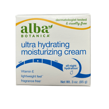 Alba Botanica Hawaiian Skin Moisture Cream - Vitamin E Lightweight feel - 3 Oz