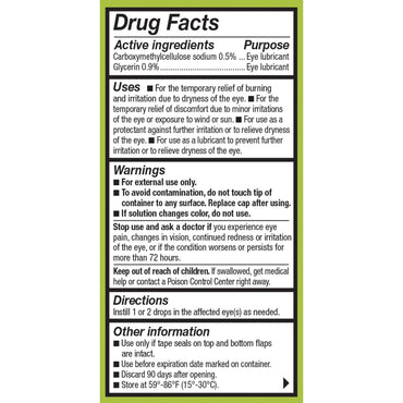 Refresh Relieva Lubricant Eye Drops, Sterile, 0.33 Oz