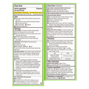 Robitussin Adult Maximum Strength Severe Cough+Sore Throat Relief, 4 Oz