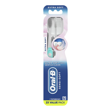 Oral B Sensi Soft Manual Toothbrush, Extra Soft, 2 Ct