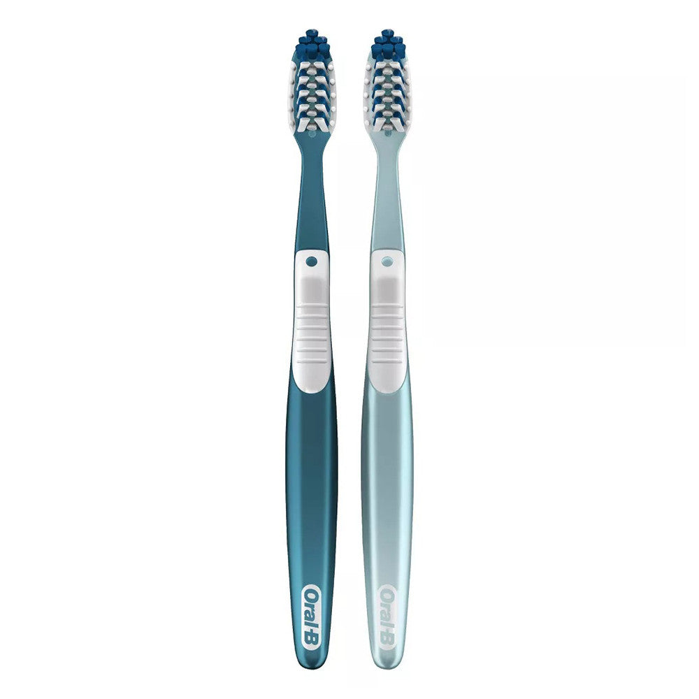 Oral B Pro Health All In One Toothbrush Twin Pack, Deep Plaque Removal, Soft, 2 Ea