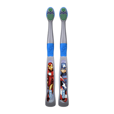 Oral B Kids Spider Man Toothbrushes, Twin Pack, 2 Ea