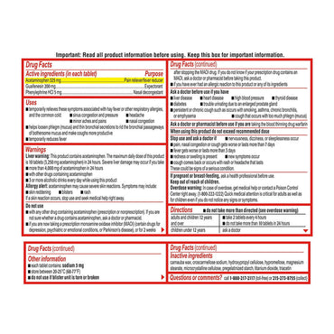 Sudafed PE Pressure, Pain Plus Mucus Relief Caplets for Adults, 24 Ea