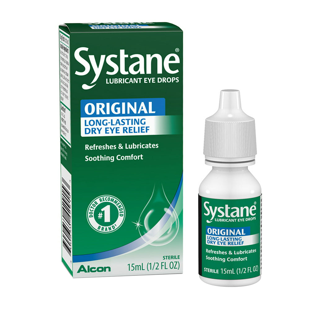 Alcon Systane Long Lasting Lubricant Eye Drops, 15 Ml