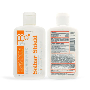 Solbar Shield Sunscreen With Zinc Oxide Plus Titanium Dioxide, Spf 40, 4 Oz