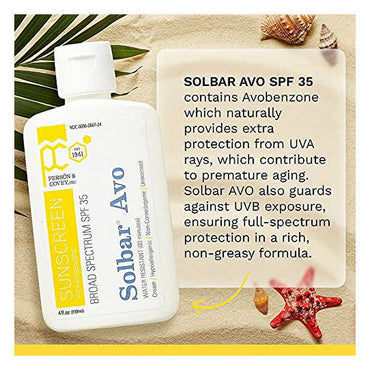 Solbar Avo Unscented Sunscreen Lotion, Spf 35 , 4 Oz