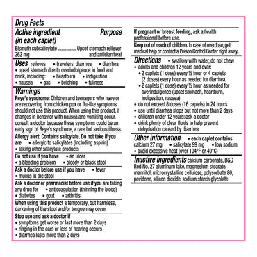 Pepto-Bismol Caplets Easy To Swallow, 40 Ea