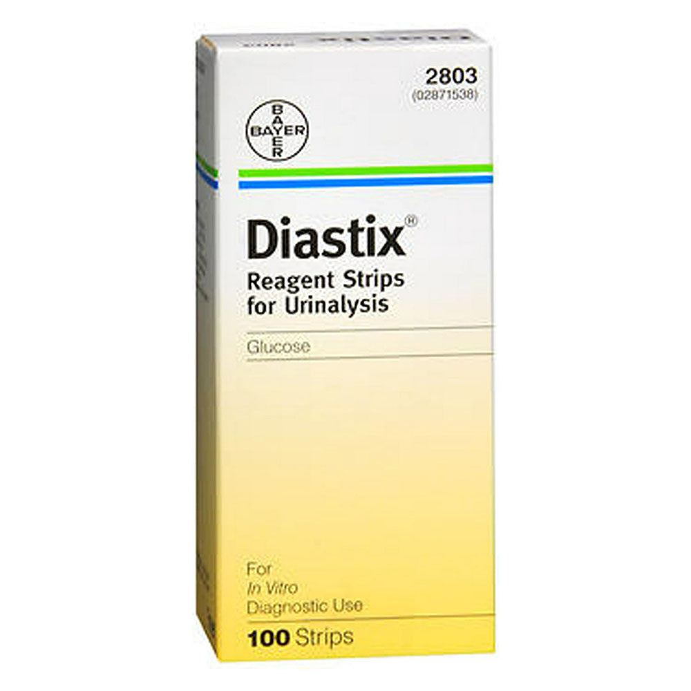 Diastix Reagent Strips for Urinalysis, 100 Ea