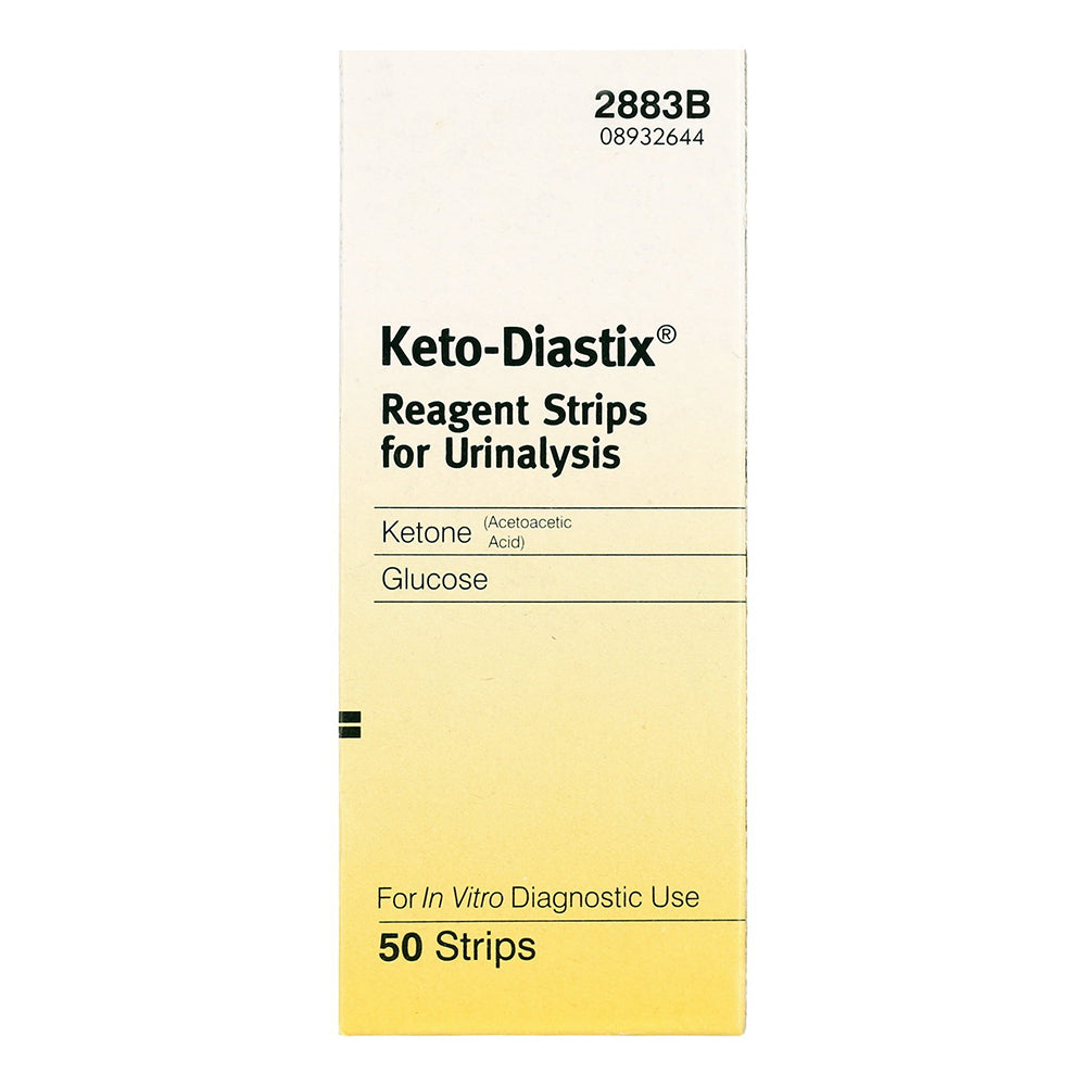 Keto Diastix Reagent Strips Urinalysis, 50 Ea