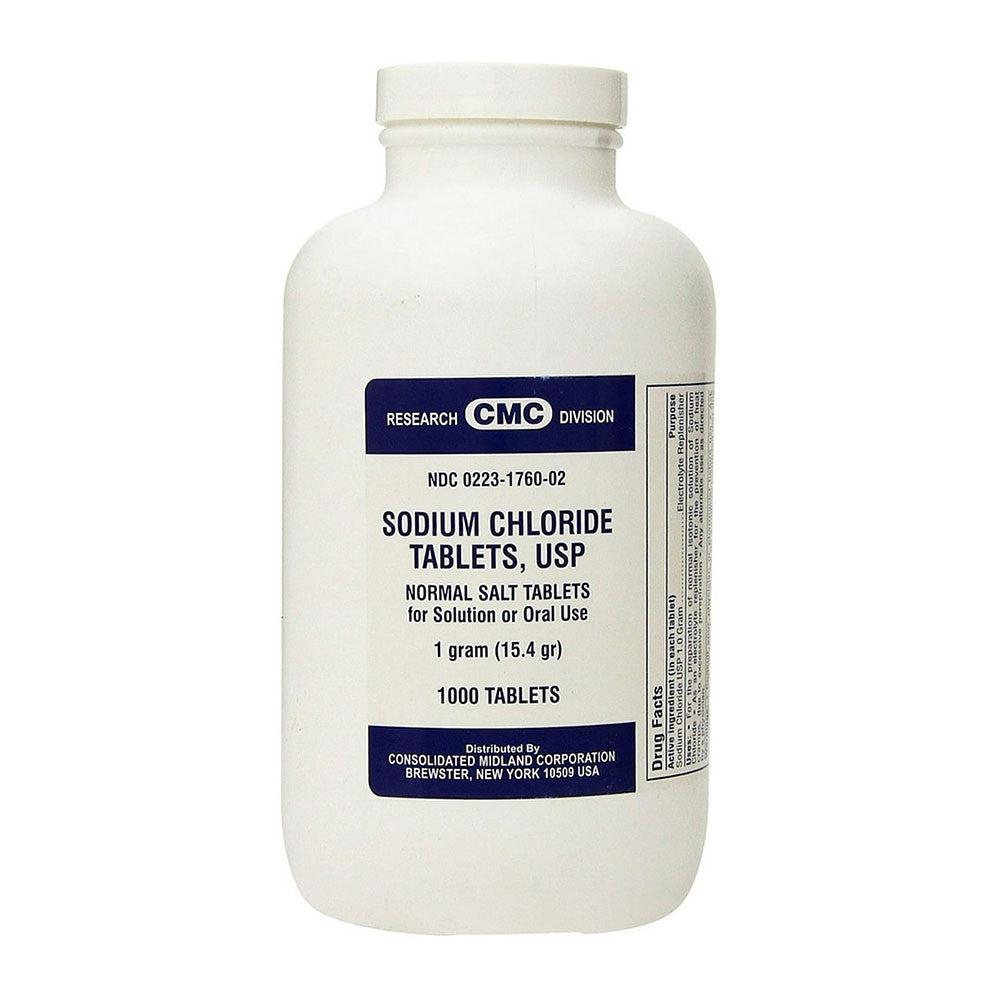 Sodium Chloride 1 Gram Tablets, Usp, 1000 Ea