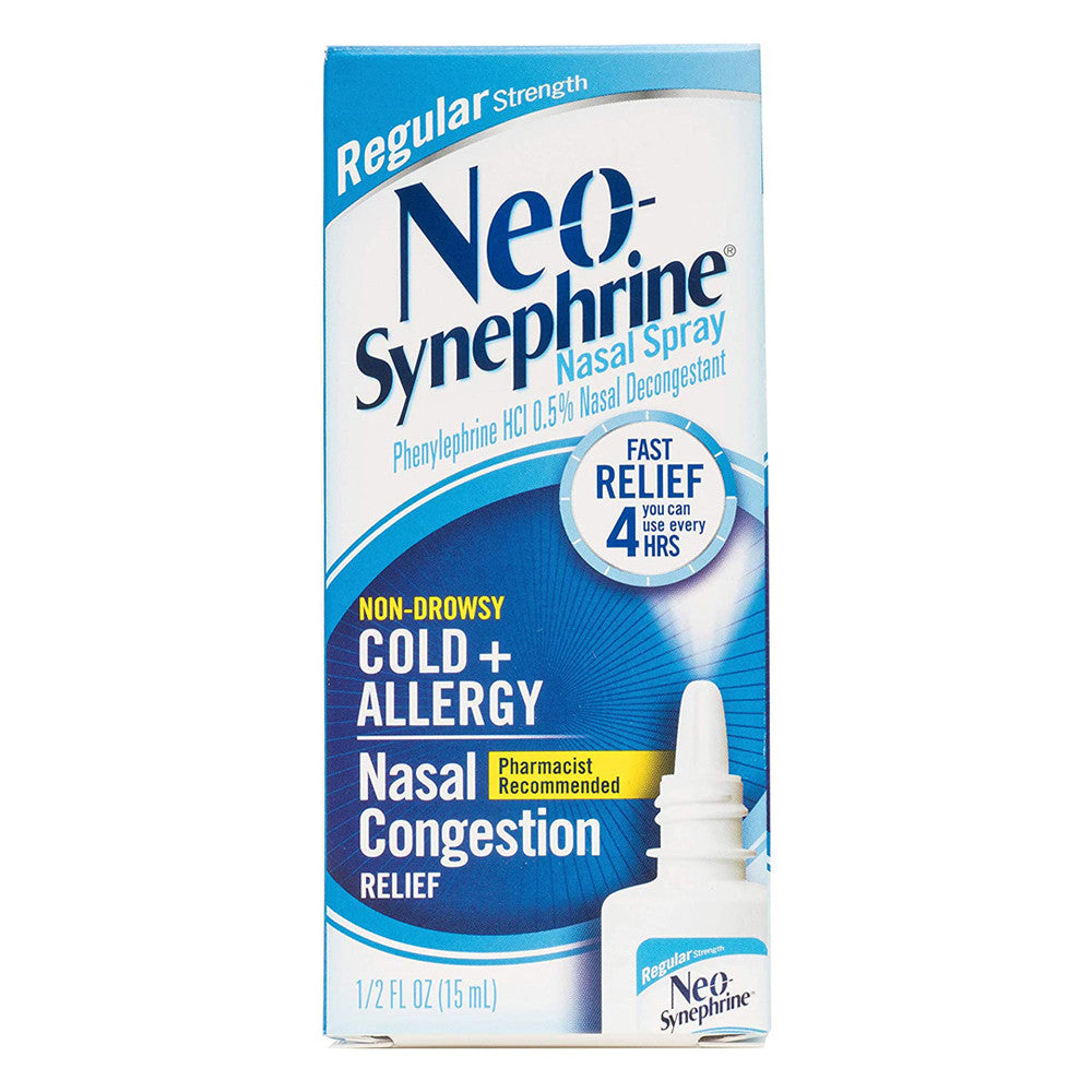 Neo-Synephrine Nasal 0.5% Regular Strength Spray, 0.5 Oz