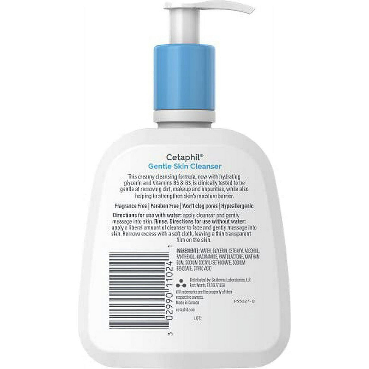 Cetaphil Gentle Skin Cleanser, Face and Body Lotion, 4 Oz