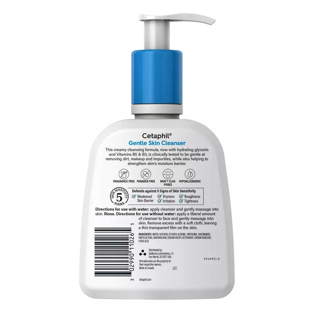 Cetaphil Gentle Cleanser-Dry to Normal Skin, 8.0 Oz
