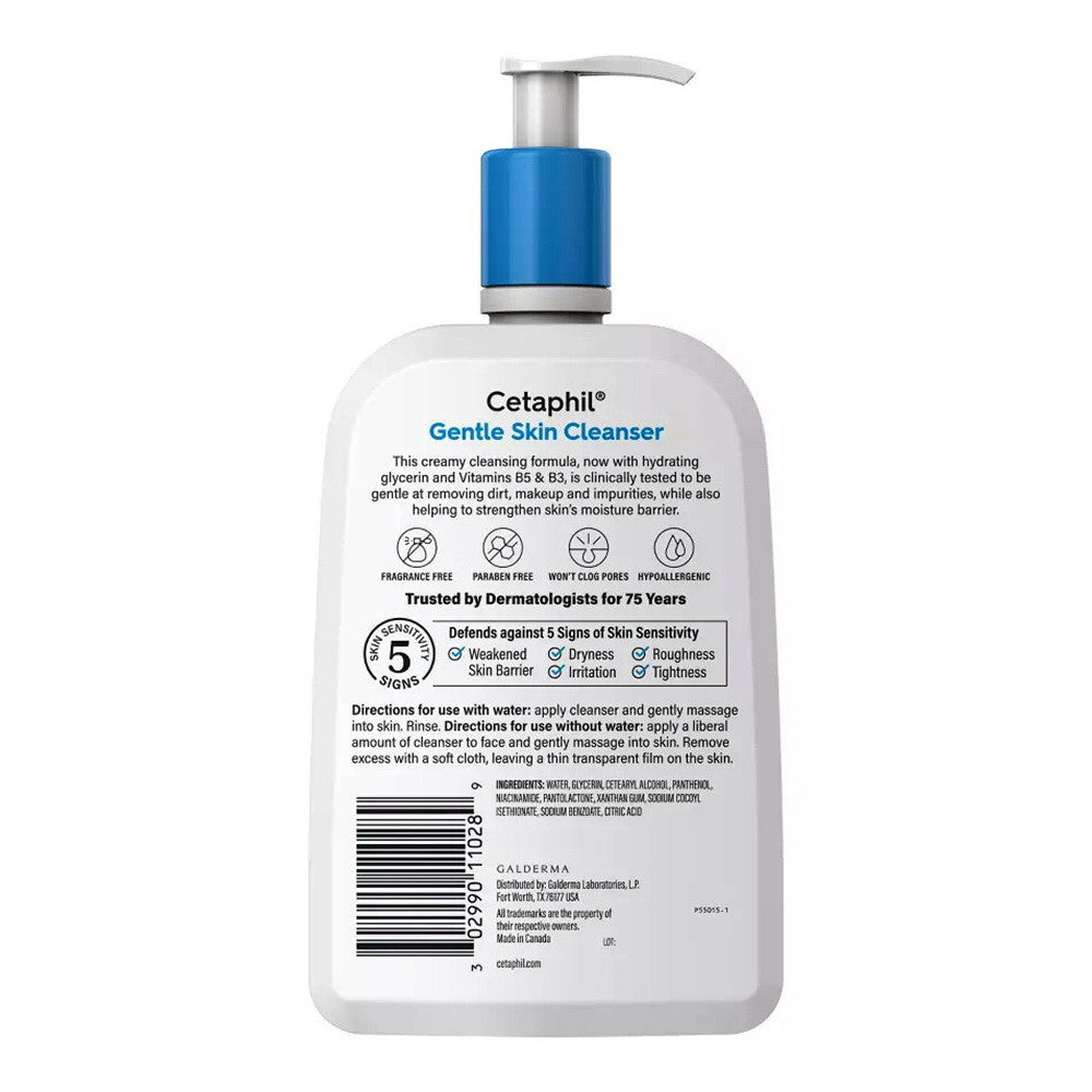 Cetaphil Gentle Skin Face Cleanser, 20 Oz