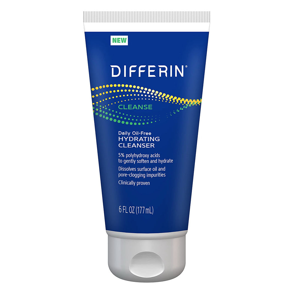 Differin Hydrating Facial Cleanser Oil Free 6Oz (177ml)