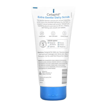 Cetaphil Extra Gentle Daily Face Scrub For All Skin Types, 6 Oz